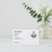 フリーメーソンの名刺1 名刺 (スタンド正面)