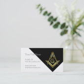 フリーメーソンの名刺 |マソニックテンプレート 名刺 (スタンド正面)