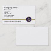 フリーメーソンの名刺 名刺 (正面/裏面)