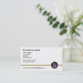 フリーメーソンの名刺 名刺 (スタンド正面)