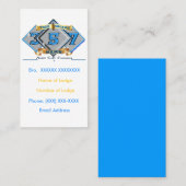 フリーメーソンの名刺 名刺 (正面/裏面)