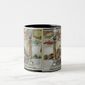 フリーメーソンの図表2 ツートーンマグカップ (中央)