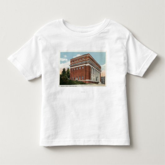 フリーメーソンの寺院2の外観 トドラーTシャツ (正面)
