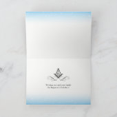 フリーメーソンの幸せな休日のクリスマスカード|のフリーメーソン会員 シーズンカード (内部)