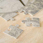 フリーメーソンの正方形およびコンパス ジグソーパズル (側面)