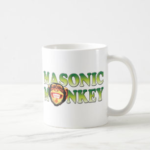 フリーメーソンの猿 コーヒーマグカップ
