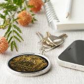 フリーメーソンの紋章 キーホルダー (側面)