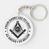 フリーメーソンの紋章 キーホルダー (裏面)