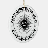 フリーメーソンの紋章 セラミックオーナメント (右)