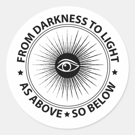 フリーメーソンの紋章 ラウンドシール (正面)