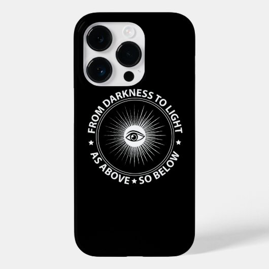 フリーメーソンの紋章 Case-Mate iPhoneケース (裏面)