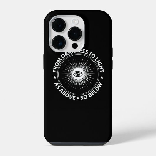 フリーメーソンの紋章 iPhoneケース (裏面)