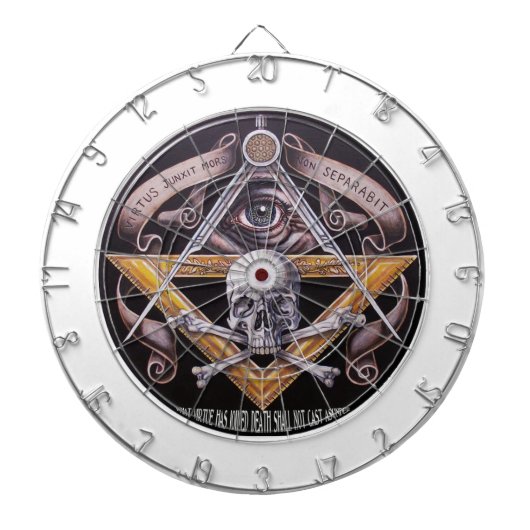 フリーメーソンの美徳 ダーツボード (正面)