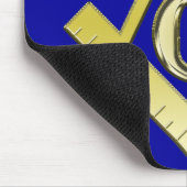 フリーメーソンの記号のマウスパッド マウスパッド (コーナー)