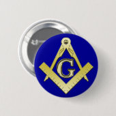 フリーメーソンの記号ボタン 缶バッジ (正面&裏面)