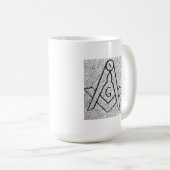 フリーメーソンの記号 コーヒーマグカップ (正面右)