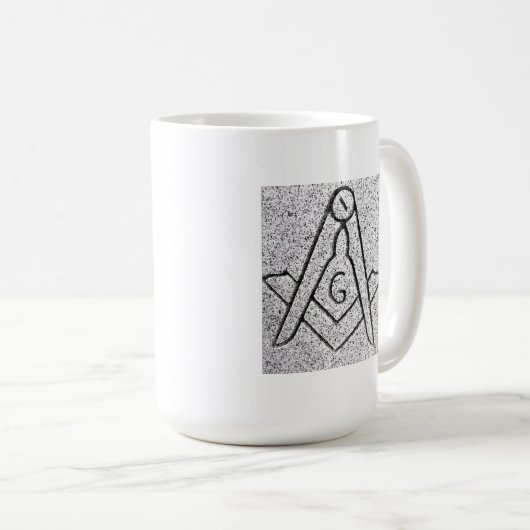 フリーメーソンの記号 コーヒーマグカップ (正面右)
