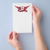 フリーメーソンの象徴と盾 チラシ (ハンドル)