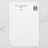 フリーメーソンの静止した 便箋 (正面/裏面)