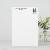 フリーメーソンの静止した 便箋 (スタンド正面)