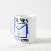 フリーメーソンの"実質のメンズウェアのエプロン"は襲います コーヒーマグカップ (正面左)