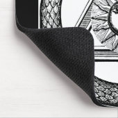 フリーメーソンオールビージングアイマソニックシンボル マウスパッド (コーナー)