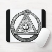 フリーメーソンオールビージングアイマソニックシンボル マウスパッド (マウス)