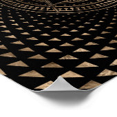 フリーメーソンシンボルスクエアとコンパス ポスター (角)