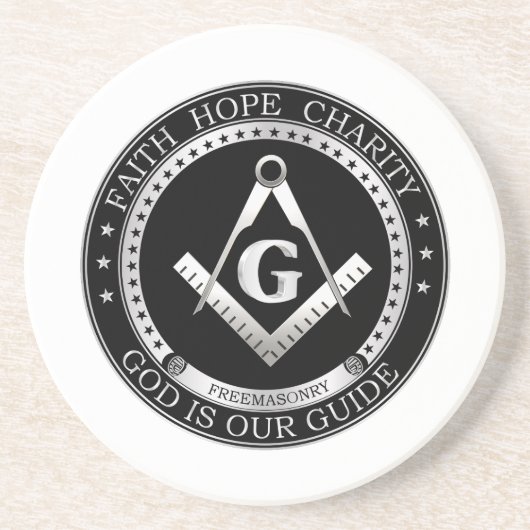 フリーメーソンシール コースター (正面)
