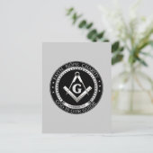 フリーメーソンシール ポストカード (スタンド正面)