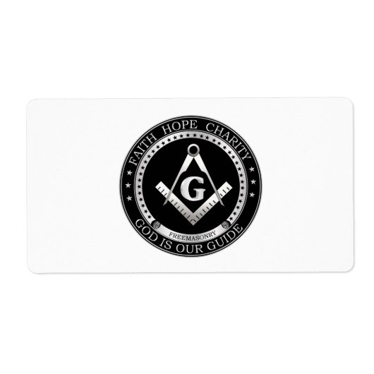 フリーメーソンシール ラベル (正面)
