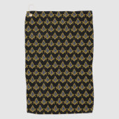 フリーメーソンスクエアとコンパスマソニックギフトゴルファー ゴルフタオル (正面)