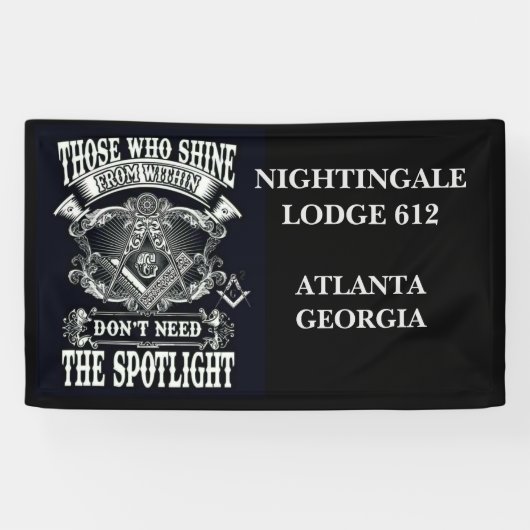 フリーメーソンバナー 横断幕 (横)