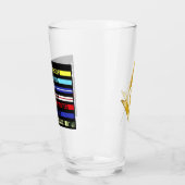 フリーメーソンファーストレスポンダーウォーターボトル タンブラーグラス (左)