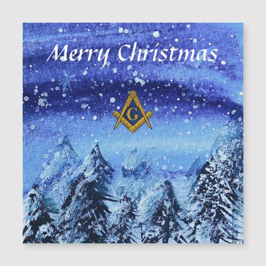 フリーメーソンマソニックスクエアとコンパスクリスマス (正面)