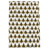 フリーメーソンマソニックスクエアとコンパスフリーメーソン ミディアムペーパーバッグ (正面)