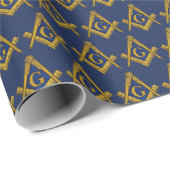 フリーメーソンマソニックスクエアとコンパスフリーメーソン ラッピングペーパー (ロールコーナー)