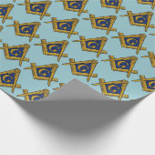 フリーメーソンマソニックスクエアとコンパスフリーメーソン ラッピングペーパー (角)