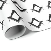 フリーメーソンマソニックスクエアとコンパスフリーメーソン ラッピングペーパー (ロールコーナー)