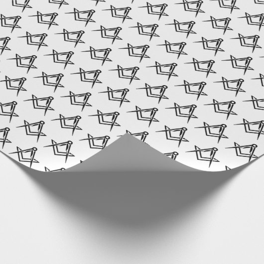 フリーメーソンマソニックスクエアとコンパスフリーメーソン ラッピングペーパー (角)