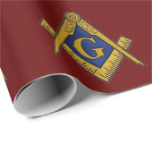 フリーメーソンマソニックスクエアとコンパスフリーメーソン ラッピングペーパー (ロールコーナー)