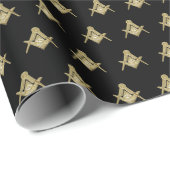 フリーメーソンマソニックスクエアとコンパスフリーメーソン ラッピングペーパー (ロールコーナー)