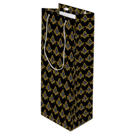 フリーメーソンマソニックスクエアとコンパスフリーメーソン ワインギフトバッグ