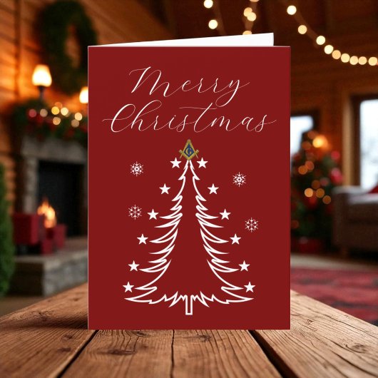 フリーメーソンマソニックメイソンフリーメーソンクリスマス サンキューカード