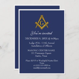 フリーメーソンメーソンリーブラックマソニック 招待状