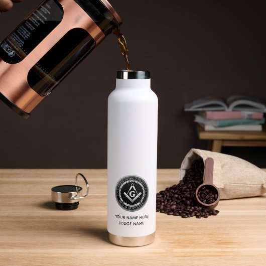 フリーメーソンユニークギフト | 絶縁パーソナライズされた済 ウォーターボトル