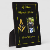 フリーメーソンライフ会員 フォトプラーク (側面)