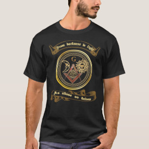 フリーメーソンロゴマソニックロッジイルミナティfrom Darkn Tシャツ