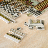 フリーメーソン会員のフリーメーソンの象徴的な図表 ジグソーパズル (側面)