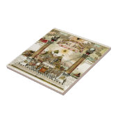 フリーメーソン会員のフリーメーソンの象徴的な図表 タイル (側面)